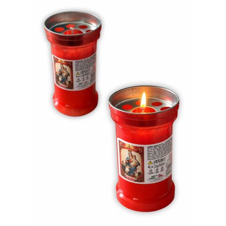 LUMINO VOTIVO ROSSO 110GR