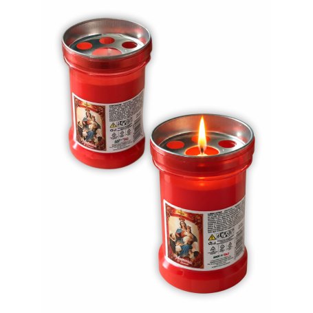 LUMINO VOTIVO ROSSO 85GR