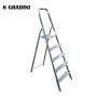 SCALA DOMINA ALLUMINIO 6 GRADINI