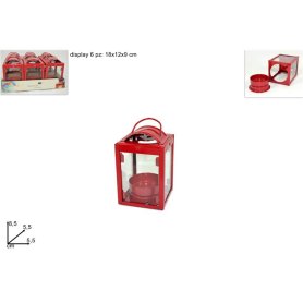 LANTERNA PORTATEALIGHT 8.5CM ROSSO