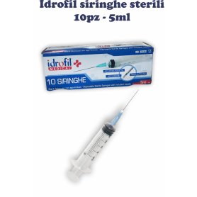 IDROFIL SIRINGHE STERILI 10PZ 5ML