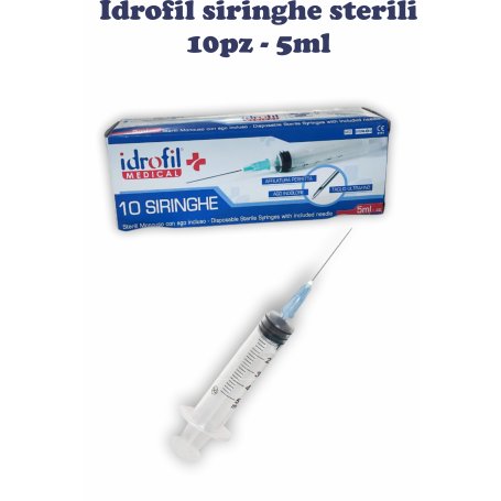 IDROFIL SIRINGHE STERILI 10PZ 5ML