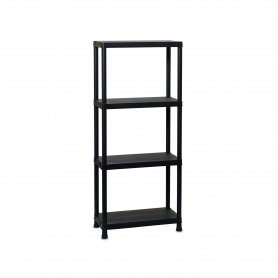 SCAFFALE UNIVERSAL 64-4 BLACK H180X60X30