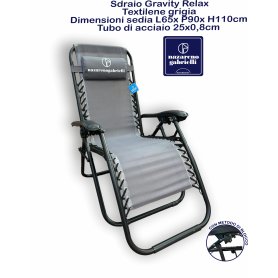 SDRAIO GRAVITY RELAX TXT GRIGIA